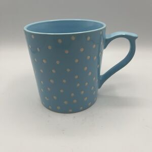 Opalhouse Blue White Polka Dots Mug